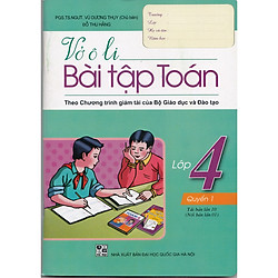 Vở ô li Bài Tập Toán 4 Tập 1