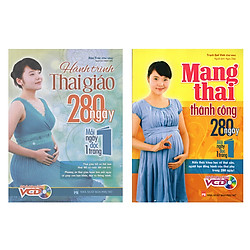 Combo Sách: Hành Trình Thai Giáo 280 Ngày Mỗi Ngày Đọc 1 Trang + Mang Thai Thành Công – 280 Ngày Mỗi Ngày Đọc 1 Trang