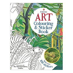 Usborne Art Colouring & Sticker Book