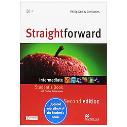 Straightforward Intermediate + ebook SB Pk, 2ed