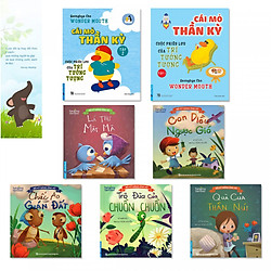 Combo 2 bộ sách thiếu nhi hay: Cái Mỏ Thần Kỳ (2 tập) + Bộ Kỹ Năng Ứng Xử Dành Cho Bé (5 cuốn) (Tặng kèm bookmark danh ngôn hình voi)