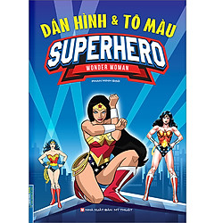 Dán Hình & Tô Màu Superhero Wonder Woman