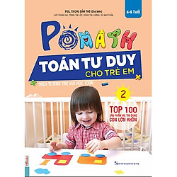 POMath – Toán Tư Duy Cho Trẻ Em 4-6 Tuổi (Tập 2) (Tặng kèm booksmark)