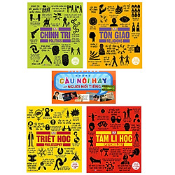 Combo 4 Cuốn Sách Khái Lược Những Tư Tưởng Lớn – Tôn Giáo+Triết Học+Chính Trị+Tâm Lý Học