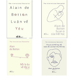 Combo Luận Về Yêu + Sự An Ủi Của Triết Học + Nỗi Lo Âu Về Địa Vị + Proust Có Thể Thay Đổi Cuộc Đời Của Bạn Như Thế Nào