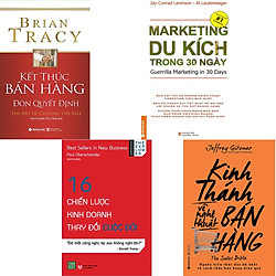Combo 4 Cuốn Sách Nghệ Thuật Bán Hàng : Kết Thúc Bán Hàng Đòn Quyết Định + Kinh Thánh Về