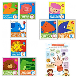 Combo 9 cuốn Phát Triển Trí Tuệ Cho Bé : Phát Triển Chỉ Số Thông Minh IQ EQ CQ – Cho Bé T