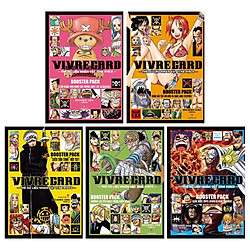 Combo Vivre Card – Thẻ Dữ Liệu Nhân Vật One Piece Booster Pack (Bộ 5 Cuốn)