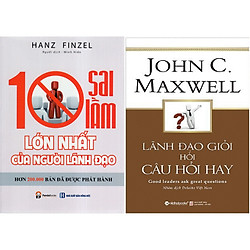 Combo 2 Cuốn: 10 Sai Lầm Lớn Nhất Của Người Lãnh Đạo + Lãnh Đạo Giỏi Hỏi Câu Hỏi Hay</spa