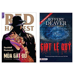 Combo Trinh Thám Kinh Điển: Giọt Lệ Quỷ + Mùa Gặt Đỏ (Bộ 2 Cuốn Sách Bán Chạy / Tặng Kèm