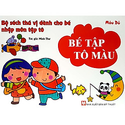Bé Tập Tô Màu – Màu Đỏ