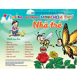 Bộ tranh minh họa thơ nhà trẻ (Tranh đế lật chữ A)