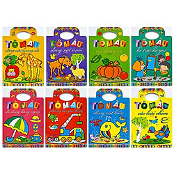 Bộ Sách Tô Màu (Bộ 8 Cuốn)
