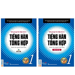 Combo Tiếng Hàn Tổng Hợp Dành Cho Người Việt Nam – Sơ Cấp 1: Gíao Trình + Bài Tập (Bộ Sác