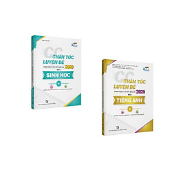 Combo thần tốc luyện thi Sinh học – Tiếng Anh