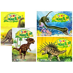 Bộ Sách Tô Màu Khủng Long (Bộ 4 Cuốn)