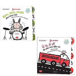 Combo Sách Âm Thanh – Bùm Bùm Chát ! Ban Nhạc Hát + Ú U,Ú U ! Xe Cứu Hỏa Đến Rồi