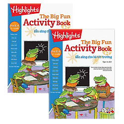 Combo Big Fun Activity Book – Sẵn Sàng Cho Bé Tới Trường Pre K (2-4 Tuổi)