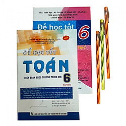 Combo Để học tốt Toán lớp 6 (Lê Hồng Đức) + 3 bút bi nến