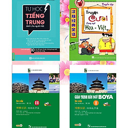 Combo: 1.Tự học tiếng Trung cho người việt+ 2.Truyện cười song ngữ Hoa Việt+ 3.GIÁO TRÌNH