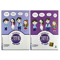 Combo 2 cuốn: Joyful Japanese – Tiếng Nhật Vui Nhộn: Từ Vựng + Ngữ Pháp