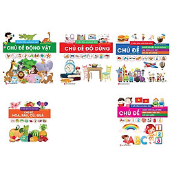 Bộ 5 quyển từ điển tiếng anh bằng hình cho bé TV