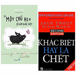 Combo 2 Cuốn Sách Kỹ  Năng Sống Tâm Đắc : Có Một Chú Heo Cả Đời Khác Biệt + Khác Biệt Hay