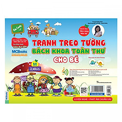 Combo 3 bộ Tranh treo tường Bách khoa toàn thư cho bé song ngữ Anh Việt