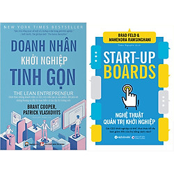 Combo 2 Cuốn:  Doanh Nhân Khởi Nghiệp Tinh Gọn + Nghệ Thuật Quản Trị Khởi Nghiệp