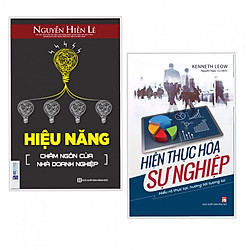 Combo Hiệu Năng Châm Ngôn Của Nhà Doanh Nghiệp + Hiện Thực Hóa Sự Nghiệp (Tặng Bookmark P