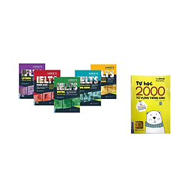 Combo Trọn Bộ  IELTS – Listening, Speaking, Reading, Writing ( tặng kèm 2000 từ tiếng anh