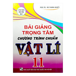 Bài Giảng Trọng Tâm Chương Trình Chuẩn Vật Lí 11