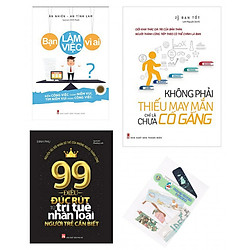 Combo Không Phải Thiếu May Mắn Chỉ Là Chưa Cố Gắng + 99 Điều Đúc Rút Từ Trí Tuệ Nhân Loại