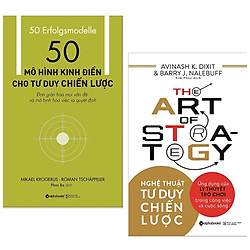 Combo sách kinh tế hay : 50 mô hình kinh điển cho tư duy chiến lược +  Nghệ thuật tư duy