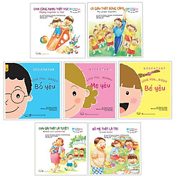 Combo Sách Thiếu Nhi Song Ngữ: Nói Những Lời Yêu Thương (Bố Yêu, Mẹ Yêu, Bé Yêu) + Nam Nữ