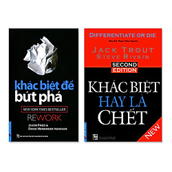 Bộ sách Khác Biệt Để Bứt Phá + Khác Biệt Hay Là Chết