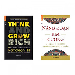 Combo Sách kinh tế hay : Năng đoạn kim cương + 13 nguyên tắc nghĩ giàu làm giàu – Combo s