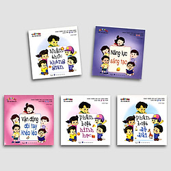 Combo Toán – Anh Cho Trẻ Mầm Non – Phát Triển Trí Lực Toàn Diện Cho Trẻ 4-6 Tuổi – Bộ 5 Q