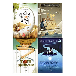 Combo Huckleberry Finn – Tom Sawyer – Đảo Giấu Vàng – Trên Sa Mạc Và Trong Rừng Thẳm (Tái Bản)