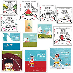 Combo Ehon Những Chuyện Vụn Vặt Của Maru và Ehon Chơi Thể Thao Cùng Kenta( Tặng Kèm Sổ Ta
