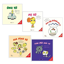 Combo 5 Quyển Truyện Tranh Ehon  Gia Đình Tớ : Ông Tớ +Mẹ Tớ + Bạn Cá Cảnh Nhà Tớ + Gia Đ