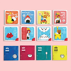 Combo 12 cuốn sách Ehon Chơi cùng Giri – Chú bé cơm nắm và Đồ vật quanh bé