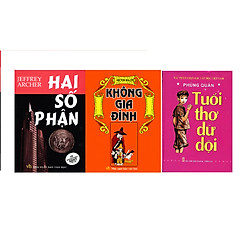 Combo 3 cuốn sách Không gia đình – Tuổi thơ dữ dội – Hai số phận