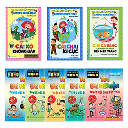 Combo 2 bộ sách Khoa Học cho bé: Em Yêu Khoa học (3 tập) + 101 Thí Nghiệm Tuyệt Vời Ông Mặt Trời (5 tập)