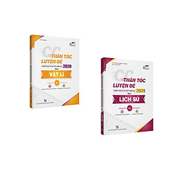 Combo thần tốc luyện thi Vật Lý – Lịch Sử