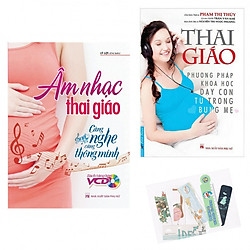 Combo Âm Nhạc Thai Giáo – Càng Nghe Càng Thông Minh + Hành Trình Thai Gíao 280 Ngày + Tặn