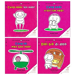 Combo Ehon – Chơi Cùng Momo – Chú Bé Quả Đào (Bộ 4 Cuốn)