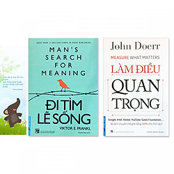 Combo 2 cuốn: Đi Tìm Lẽ Sống, Làm Điều Quan Trọng (Tặng kèm bookmark danh ngôn hình voi)