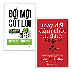 Combo sách hay: Đổi mới cốt lõi + Thay đổi đâm chồi từ đâu – Tặng kèm bookmark thiết kế <