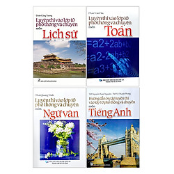 Combo 4 Cuốn Sách Tuyển Sinh Lớp 10 – B Tinh Gọn – Dễ Học – Nắm Kiến Thức